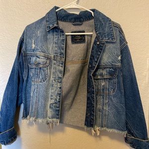 Abercrombie & Fitch Cut-off Denim Jacket